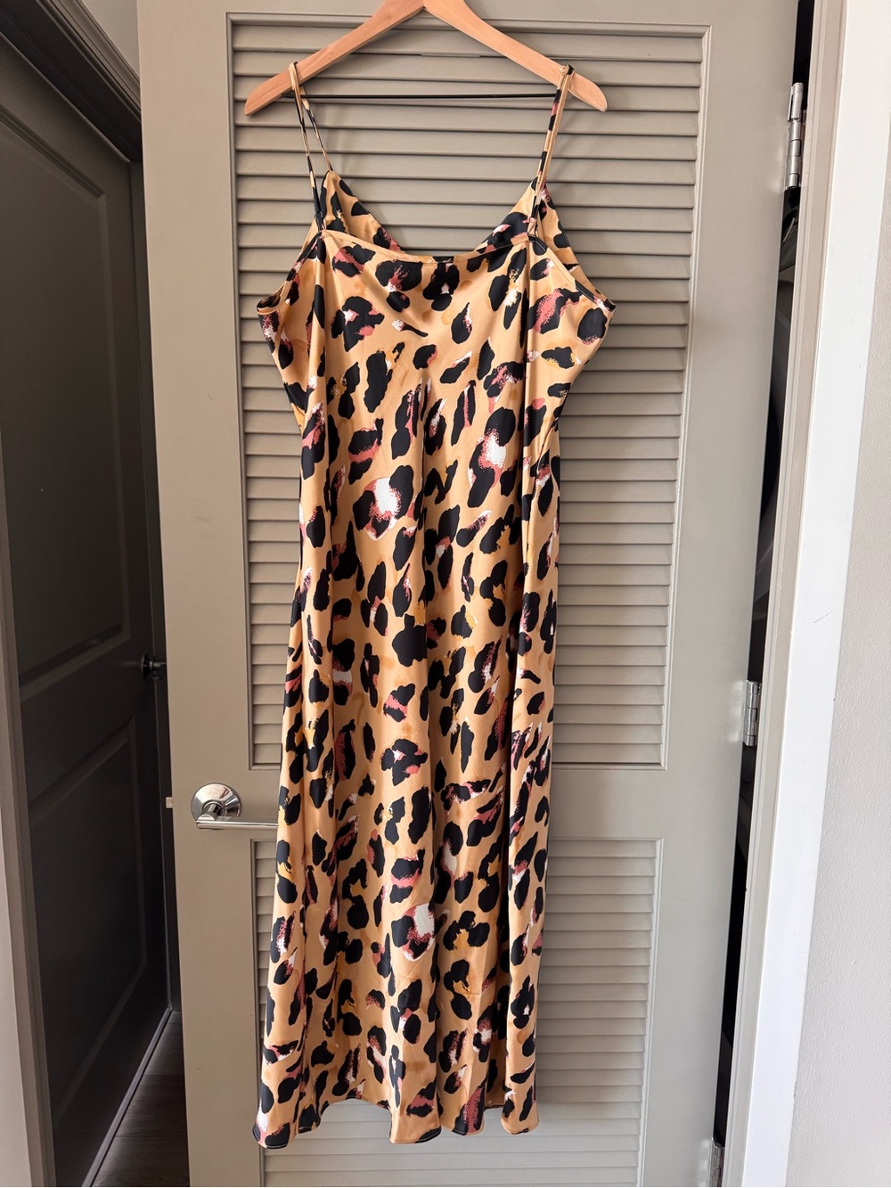 Never Fully Dressed | Plus Slip Midaxi Dress in Leopard Print ~ New US 16-18 - Picture 10 of 11